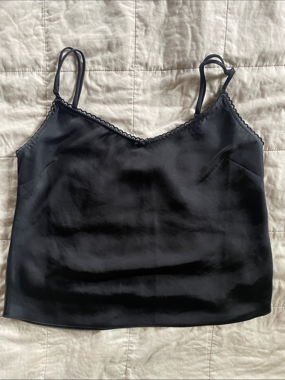Wilfred Black Silk Camisole